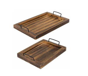 ถาดไม้คลาสสิกสำหรับใช้ในห้องครัวถาดไม้เสิร์ฟสำหรับใช้ในบ้านและโรงแรม - Product Image 1