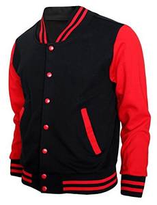 Chaqueta Bomber de Béisbol Varsity para Hombre, Personalizada con Letras, Cuello Alto, Logotipo Frontal, Corte Ajustado, de Algodón - Product Image 5