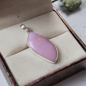 Phosphosiderite forme Unique pierre précieuse 925 pendentif en argent Sterling bijoux pendentifs faits à la main faisant collier à faire soi-même - Product Image 6