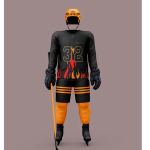 Venta al por mayor mejor diseño por encargo 100% poliéster equipo desgaste transpirable campo Hockey Jersey pantalones cortos conjuntos calidad - Product Image 1