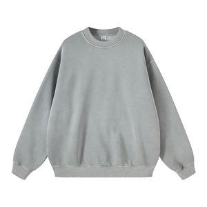 Vente en gros de sweats à capuche pour hommes en coton polaire surdimensionné à épaules tombantes uni sans logo personnalisé fabricants de vêtements - Product Image 5