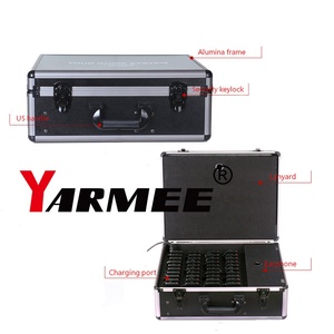 Yarey — système de guide audio sans fil, avec étui de charge, 2 transmetteurs/microphones, 30 récepteurs, casques, YT200 - Product Image 2
