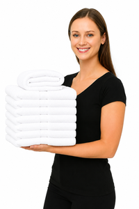 Toalla de Baño Myooka Premium 100% Algodón Tejido, 600 GSM, Súper Suave, Duradera, Altamente Absorbente, Tipo Hotel, 50x100cm y 70x140cm MAH - Product Image 3