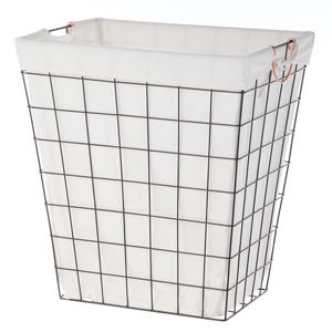 Paniers de rangement élégants dorés pour la maison Panier de rangement de comptoir en gros Organisateur en métal Stockage de chiffons - Product Image 6