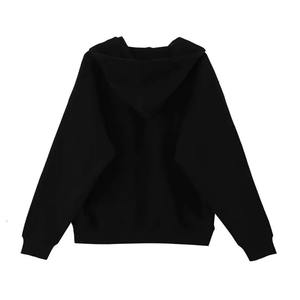 Sudadera con Capucha de Invierno, Sólida, Sin Forro, Bordada, Personalizada, de Poliéster/Algodón, Absorbente de Humedad, Transpirable, de Secado Rápido, Corte Regular - Product Image 5