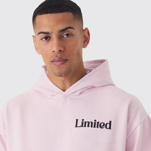 Manufacturer 100% Cotton Oversized Heavyweight 500 Gsm Custom Distressed Embroidered Logo Boxy Fit <b>Zip</b> <b>up</b> <b>Mens</b> <b>Hoodie</b> for Winter - Product Image 5