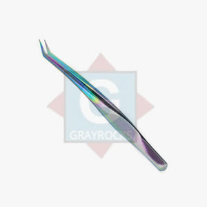 Pinzas de extensión de pestañas de precisión, herramienta de belleza de etiqueta privada de acero inoxidable, pinzas para pestañas - Product Image 2