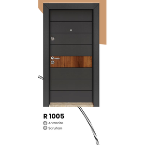 ABSDOOR VIVENZA High-Performance Stainless Steel <b>Security</b> <b>Door</b> Maximum Entry for Villas Hotels Turkey Factory Direct - Product Image 2