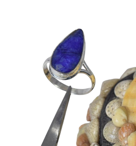 Anillo de piedras preciosas de Plata de Ley 925 hecho a mano, joyería de moda con piedra natal de marzo, labradorita para fiestas, aniversarios - Product Image 4