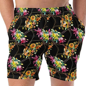 กางเกงวิ่งขาสั้นของผู้ชายกางเกงวิ่งออกกำลังกายแบบมีกระเป๋ามีซิปแห้งเร็ว - Product Image 3