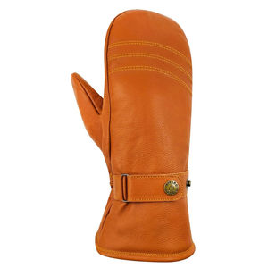Pas cher prix personnalisé hiver chaud véritable peau de mouton fourrure cuir femmes à motifs mitaines gants - Product Image 2