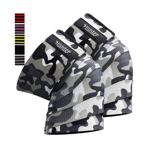 Elastic Cotton Gym Squats <b>Knee</b> <b>Wraps</b> Heavy Duty Fitness <b>Knee</b> Bandage Wholesale Powerlifting and Deadlift Training <b>Knee</b> Support - Product Image 4