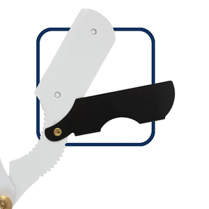 Barbe Rasoirs Salon Utiliser Rasage Rasoir Fantaisie Poignée Barbier Rasoirs Pour Hommes En Acier Inoxydable Allemand - Product Image 5