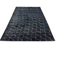 Handgemachte Luxus flauschige Wollte ppiche Artisanal Masterpiece Bestickte Gebets schnitt Stapel Abstract Design Area Teppiche Sets