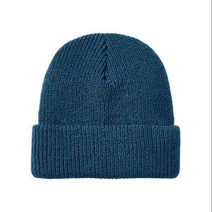 HZM-18510 Bonnet d'hiver personnalisé à carreaux/à motifs respirant imperméable 100% acrylique Toque roulée Multi couleurs personnalisées - Product Image 1