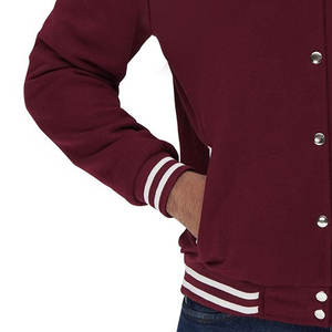 เสื้อแจ็กเก็ตผ้าฟลีซสำหรับผู้ชายเสื้อแจ็กเก็ตผ้าแคนวาสและหนังสไตล์ลำลองพร้อมคอตั้งขนาดผู้ใหญ่ - Product Image 6