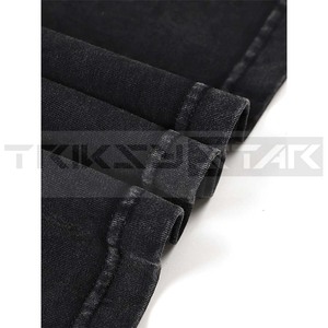 T-shirt vintage délavé à l'acide, personnalisable, respirant, coupe classique, Harajuku, uni, col roulé en tricot pour homme, streetwear, 100% - Product Image 4