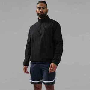 Jersey ligero con cremallera de cuarto para hombre, camiseta atlética transpirable de secado rápido, para correr, senderismo, ropa informal diaria, ecológica - Product Image 1