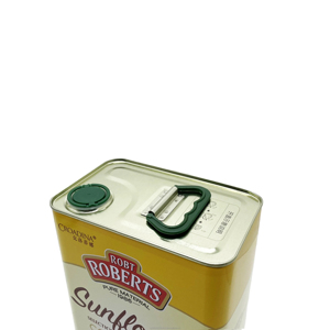 Lata de Metal Cuadrada de 5 Litros para Aceite de Girasol, Lata Vacía para Uso Alimentario, para Envasar Aceite de Oliva, Galletas, Dulces y Chocolate - Product Image 6