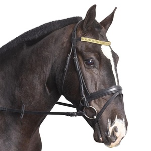 Brida de cuero Snaffle de doma del fabricante Diseño anatómico Brida de caballo occidental - Product Image 3