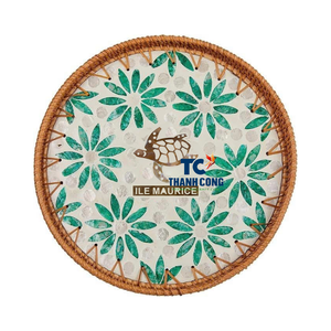 BANDEJAS DE MADRE DE PERLA hechas a mano directas de fábrica-Lavavajillas Apto para microondas Grandes descuentos Servicio de soporte para Mauricio al por mayor - Product Image 3