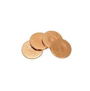 Posavasos de Cobre Hecho a Mano 100% de Lujo para Mesa de Hogar con Soporte, Pulido Brillante, Producto Sólido de Alta Calidad, Estilo Clásico - Product Image 6