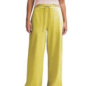 Pantalon taille haute en éponge française pour femme avec poches et ceinture réglable 2026 - Product Image 4