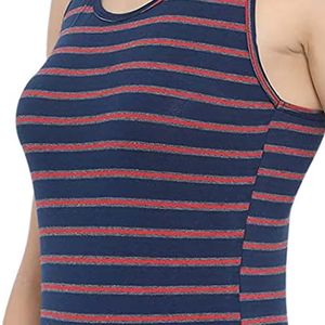 Nueva moda de mujer suave transpirable gimnasio Fitness Yoga camiseta sin mangas con estilo dulce Spandex/Material de poliéster - Product Image 5