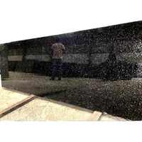 Dalles de granit naturel indien Black Galaxy 100% naturel, 20 mm, haute résistance, finition antique moderne, pour hôtels/villas, salles de bain, escaliers