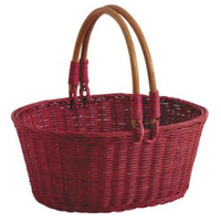 Panier de rangement rond en rotin pour la salle de bain, la cuisine, le comptoir, le salon, l'organisation de la table