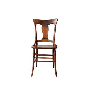 Silla de Comedor Tradicional de Madera Maciza con Asiento Tapizado, Diseño Antiguo, Muebles para el Hogar de Interior - Product Image 2