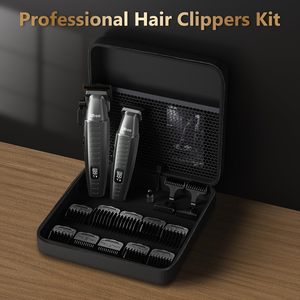 Juego de Cortapelos y Recortadora de Barba Eléctrica, 2500 mAh, IPX7, Resistente al Agua, con Bolsa de Barbería, Regalo para Hombres - Product Image 3