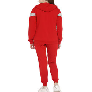 Conjunto Deportivo de Invierno para Mujer, de Alta Calidad, con Capucha, Transpirable, de Secado Rápido, Moderno, en Mezcla de Poliéster/Algodón - Product Image 2