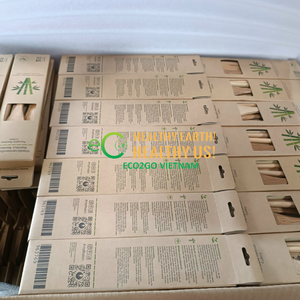 2025!!! Juego de Cubiertos de Bambú en Oferta, Juego de Cubiertos de Bambú Reutilizables con Logotipo Personalizado, Hecho en Vietnam - Product Image 6