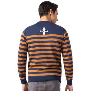 เสื้อสเวตเชิ้ตผู้ชายลำลองสำหรับฤดูหนาวปี 2025 ยี่ห้อ ATLANTIC รุ่น OEM  คอโอ แขนยาว ผ้าฝ้าย 100% สีพื้น แห้งเร็ว  รับสกรีนโลโก้ - Product Image 2