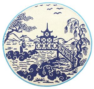 Tapis d'intérieur en laine de qualité supérieure fait à la main de la collection Himalaya, 5x5 pieds, couleur unie moderne, poils moyens, bleu, grande taille, entrée, salon - Product Image 6