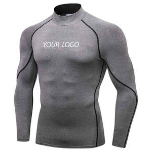 T-shirt de compression personnalisé en gros pour la salle de sport, l'entraînement et le BJJ - Haut d'entraînement respirant à manches courtes pour enfants et adultes - Product Image 1