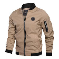 Vêtements de plein air vêtements personnalisés pour hommes 2023 automne hiver veste pour hommes coupe-vent automne à manches longues veste décontractée manteau Bomber veste