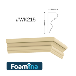 Foamina CHEMA FOAM CFFFMN01 EPS Cornisas Fachada decorativa Ligero Durable Elegante Calidad Premium Perfiles aislados Moderno - Product Image 1