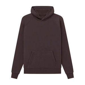 เสื้อฮู้ดโอเวอร์ไซส์ผ้าฟลีซคุณภาพพรีเมียมสำหรับฤดูหนาว แบบลำลอง ยูนิเซ็กซ์ ผ้าฝ้าย 100% ไซส์พลัส สีพื้น รับสกรีนโลโก้ ผลิตตามแบบ ODM - Product Image 1