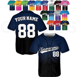 Gants de performance au toucher doux Maillot de baseball City Maillot de baseball léger Style d'été 2025 Maillots de baseball colorés - Product Image 6