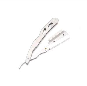 1Pcs ANAAIF Acier Inoxydable Salon Coiffeur Outil Sharp Barber Razor Blade Hair Cutting Knife Home Use Powder Form - Product Image 1