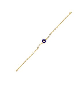 Bracelet chaîne en or rose/blanc/jaune 9 carats avec diamants pour femmes, OEM - Product Image 6