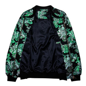 Veste bomber pour homme sur mesure en gros, design unique avec laine et duvet, qualité supérieure, polyester solide, résistant aux taches, veste d'extérieur - Product Image 3