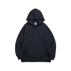 Sudaderas con Capucha Lisas de Calidad de Lujo OEM, Logotipo Personalizado, 400 g/m², Felpa de Algodón de Alta Calidad, Estilo Urbano Extragrande, Sudaderas Gruesas - Product Image 3