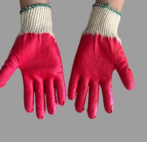 Gants enduits de caoutchouc vietnamien anti-coupure anti-dérapant sécurité travail Latex semi-revêtement coton réutilisable pour la protection des mains - Product Image 4