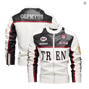 Nuevo Modelo 2026 Chaqueta de Cuero para Hombre y Mujer, Chaqueta de Cuero de Moda, Chaqueta de Cuero Cortavientos 2025 - Product Image 2