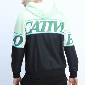 เสื้อฮู้ดผ้าคอตตอนของผู้ชาย100% ดีไซน์ตามสั่งสำหรับฤดูหนาวสไตล์ลำลองสีทึบ - Product Image 4