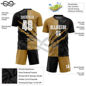 Maillots de football personnalisés pour hommes, garçons et filles avec n'importe quel logo de numéro de nom Uniformes personnalisés de Futbol France, maillots de football - Product Image 2