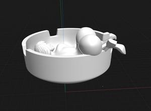 ที่เขี่ยบุหรี่กระจกอลูมิเนียมขัดเงาสำหรับผู้หญิงอุปกรณ์เสริมการสูบบุหรี่รูปทรงทันสมัยหรูหราไม่เหมือนใคร - Product Image 4